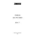 ZANUSSI ZOC7 Owners Manual