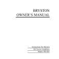 BRYSTON 14BSST Owners Manual