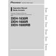 PIONEER DEH-1600RB/X1P/EW Instrukcja Obsługi