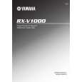 YAMAHA RX-V1000 Owners Manual