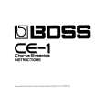 BOSS CE-1 Owners Manual