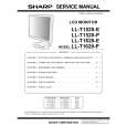 SHARP LL-T1620-P Instrukcja Serwisowa