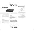 SONY SCD333A Service Manual