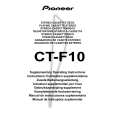 PIONEER CT-F10/ZVYXJ Owners Manual