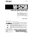 TEAC W525R Owners Manual
