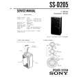 SONY SSD205 Service Manual