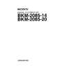 SONY BKM-2085-20 Owners Manual