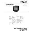 SONY XVM80 Instrukcja Serwisowa