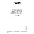 ZANUSSI ZU9144 Owners Manual