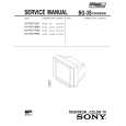 SONY KVHF21P50 Service Manual