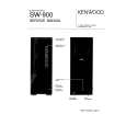 KENWOOD SW-900 Service Manual