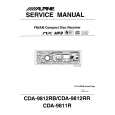 ALPINE CDA9812RR Service Manual