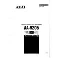 AKAI AA-V205 Owners Manual