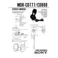 SONY MDRCD888 Service Manual