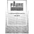 FAURE FRC300W Owners Manual