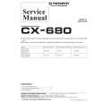 PIONEER CX680 Instrukcja Serwisowa