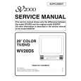 SV2000 WV20D5 Service Manual