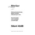 MERKER SILENT42DBABR Instrukcja Obsługi
