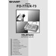 SHARP UX73 Owners Manual
