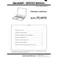 SHARP PC-AX10 Manual de Servicio