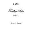 KAWAI HS22 Owners Manual