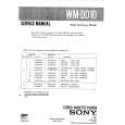 SONY WMDD10 Parts Catalog
