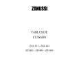 ZANUSSI ZP34.05/1 Owners Manual