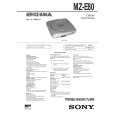 SONY MZE80 Owners Manual