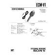 SONY ECMV1 Service Manual