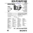 SONY DCR-PC100 Service Manual