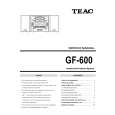 TEAC GF-600 Service Manual