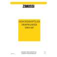ZANUSSI DWS697S Owners Manual