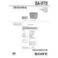 SONY SAIF70 Service Manual