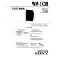SONY WM-EX39 Service Manual