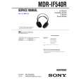 SONY MDRIF540R Service Manual