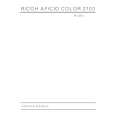 RICOH AFICIO COLOR 2103 Service Manual