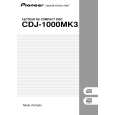 PIONEER CDJ-1000MK3/KUCXJ Manual de Usuario