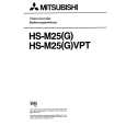 MITSUBISHI HS-M25(G) Instrukcja Obsługi