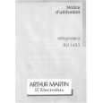 ARTHUR MARTIN ELECTROLUX RU1453W-1 Owners Manual