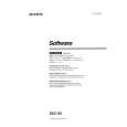 SONY DKC-ID1 Podręcznik Oprogramowania