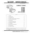 SHARP Z825 Service Manual
