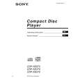 SONY CDPXE370 Owners Manual