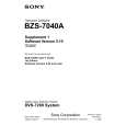 SONY BZS-7040A Podręcznik Użytkownika