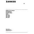 ZANKER ZN323X Owners Manual