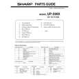 SHARP UP-5900 Parts Catalog