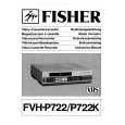 FISHER FVHP722/K Owners Manual