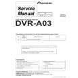 PIONEER DVR-A03/KB Service Manual