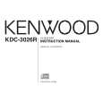KENWOOD KDC-3026R Manual de Usuario