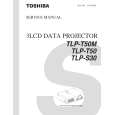 TOSHIBA TLPT50M Manual de Servicio
