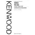 KENWOOD M62 MIDI Owners Manual